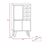 Bar Vassel Wengue 59 cm con Puerta de Vidrio - Bares | Bylmo