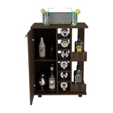 Bar Carro Coñac 60x82cm con Cuatro Compartimientos y con Seis Portabotellas - Barras y Muebles Auxiliares | Bylmo