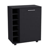 Bar Wick Wengue 66x82cm con Un Cajón y con Seis Portabotellas - Bares | Bylmo