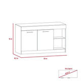 Barra de Cocina Luna Miel 150 cm con Dos Puertas - Cocinas | Bylmo
