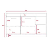 Barra de Cocina Luna Miel 150 cm con Dos Puertas - Cocinas | Bylmo