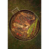 Barril TCP 400 Gris de Acero Inoxidable con Bandeja para Carbón de Acero Esmaltado 40 cm - Asadores | Bylmo