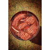 Barril TCP 400 Gris de Acero Inoxidable con Bandeja para Carbón de Acero Esmaltado 40 cm - Asadores | Bylmo
