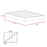 Base Cama Lugo Doble 140 cm Caramelo - Camas | Bylmo