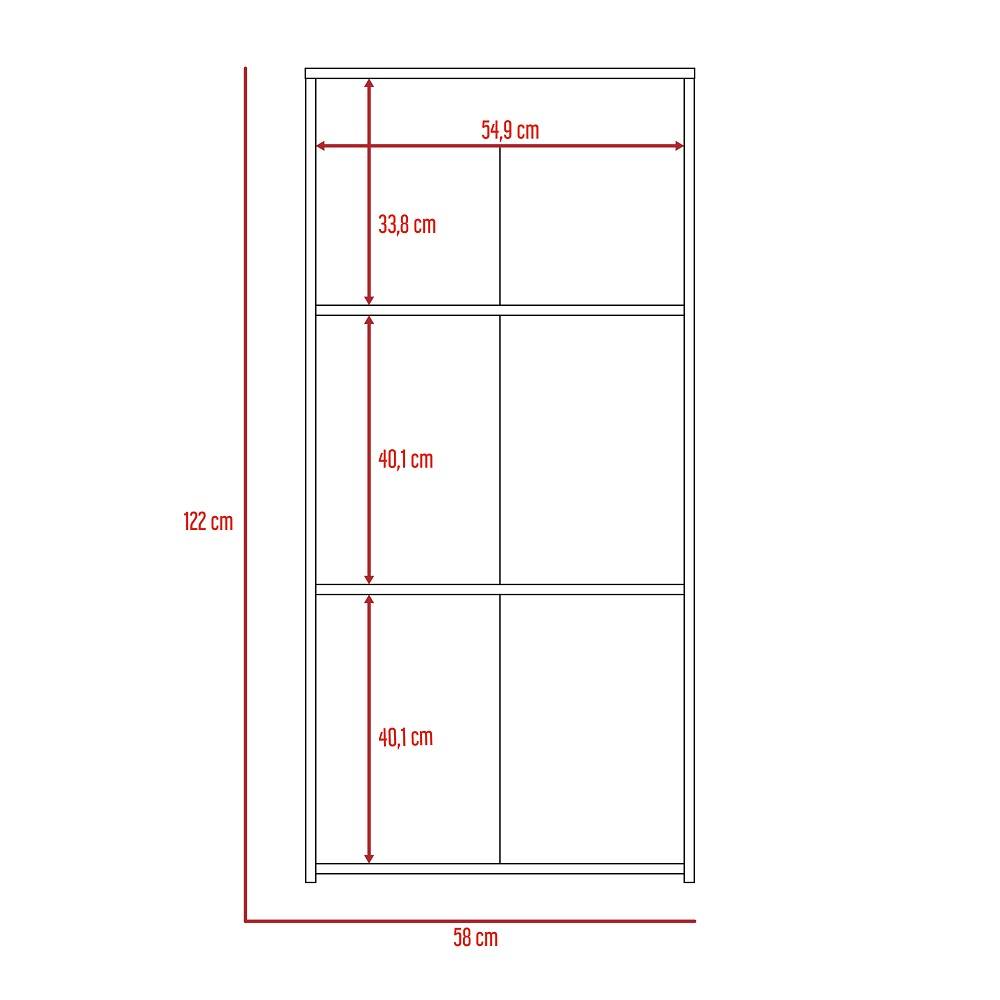 Biblioteca Kalo Plus Duna 58 cm con Entrepaños - Bibliotecas | Bylmo