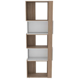 Biblioteca Transformable Acacia Miel 60 cm con Módulos Flotantes y Entrepaños - Bibliotecas | Bylmo