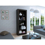 Biblioteca Andina Wengue 70 cm con Entrepaños - Bibliotecas | Bylmo