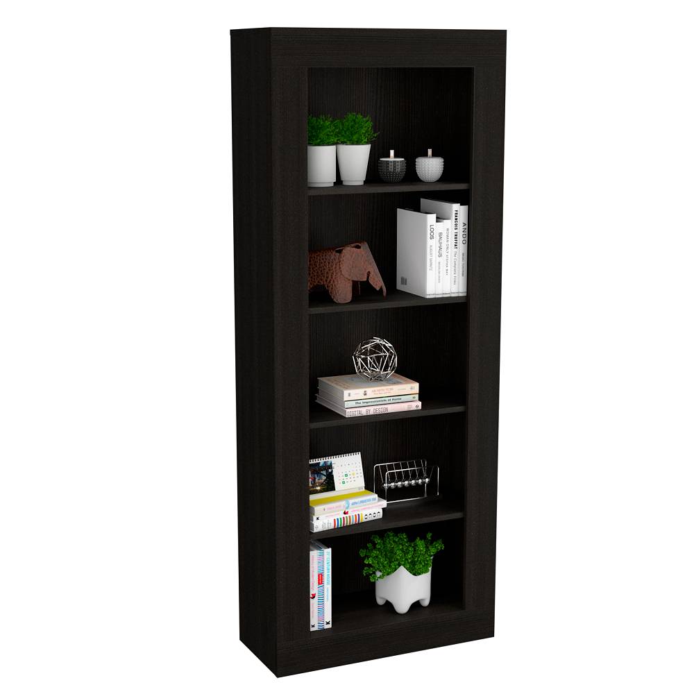 Biblioteca Andina Plus Wengue 70 cm con Entrepaños - Bibliotecas | Bylmo