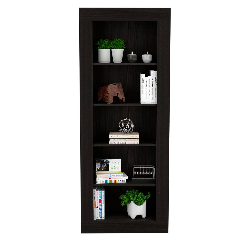 Biblioteca Andina Plus Wengue 70 cm con Entrepaños - Bibliotecas | Bylmo