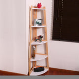 Biblioteca Esquinera Canadá Pino 50 cm con Entrepaños - Bibliotecas | Bylmo