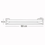 Repisa Teen Blanco y Azul 60 cm Rectangular - Repisas y Percheros | Bylmo