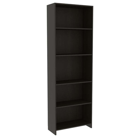 Biblioteca Lisa Wengue 62x180cm con Cinco Compartimientos - Bibliotecas | Bylmo