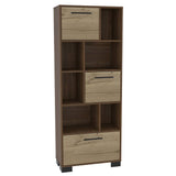 Biblioteca Marsella Gales 62.5x160.6cm Rectangular con Seis Compartimientos - Bibliotecas | Bylmo