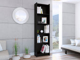 Biblioteca Minerva Wengue 57 cm con Entrepaños - Bibliotecas | Bylmo