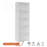 Biblioteca Multy Blanco 60x180cm con Cinco Compartimientos - Bibliotecas | Bylmo