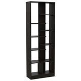 Biblioteca Ofice Wengue 60x170cm con Dos Compartimientos - Bibliotecas y Estanterías | Bylmo
