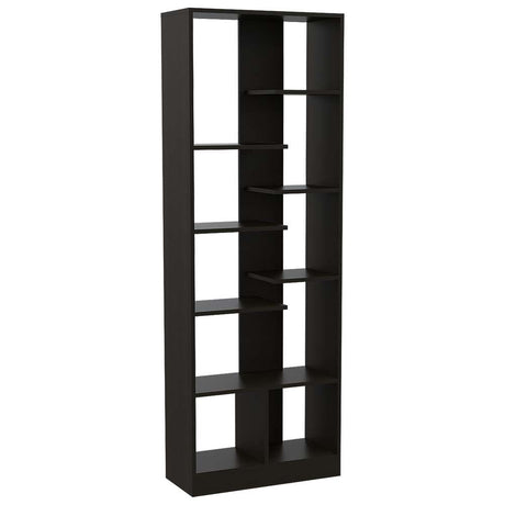 Biblioteca Ofice Wengue 60x170cm con Dos Compartimientos - Bibliotecas y Estanterías | Bylmo