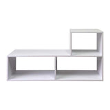 Biblioteca Transformable Snow Blanco 61 cm Tipo L con Entrepaños - Bibliotecas | Bylmo