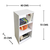 Biblioteca Tomy Blanco 72 cm con Entrepaños - Bibliotecas | Bylmo