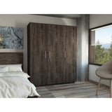Closet San Francisco Coñac 140 cm con Tres Puertas - Closets | Bylmo
