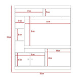 Centro de Entretenimiento Dante Duna y Wengue 180 cm con Dos Puertas - Muebles para TV | Bylmo