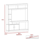 Centro de Entretenimiento Dante Duna y Wengue 180 cm con Dos Puertas - Muebles para TV | Bylmo