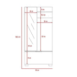 Closet Rain Duna 90 cm con Espejo - Closets | Bylmo