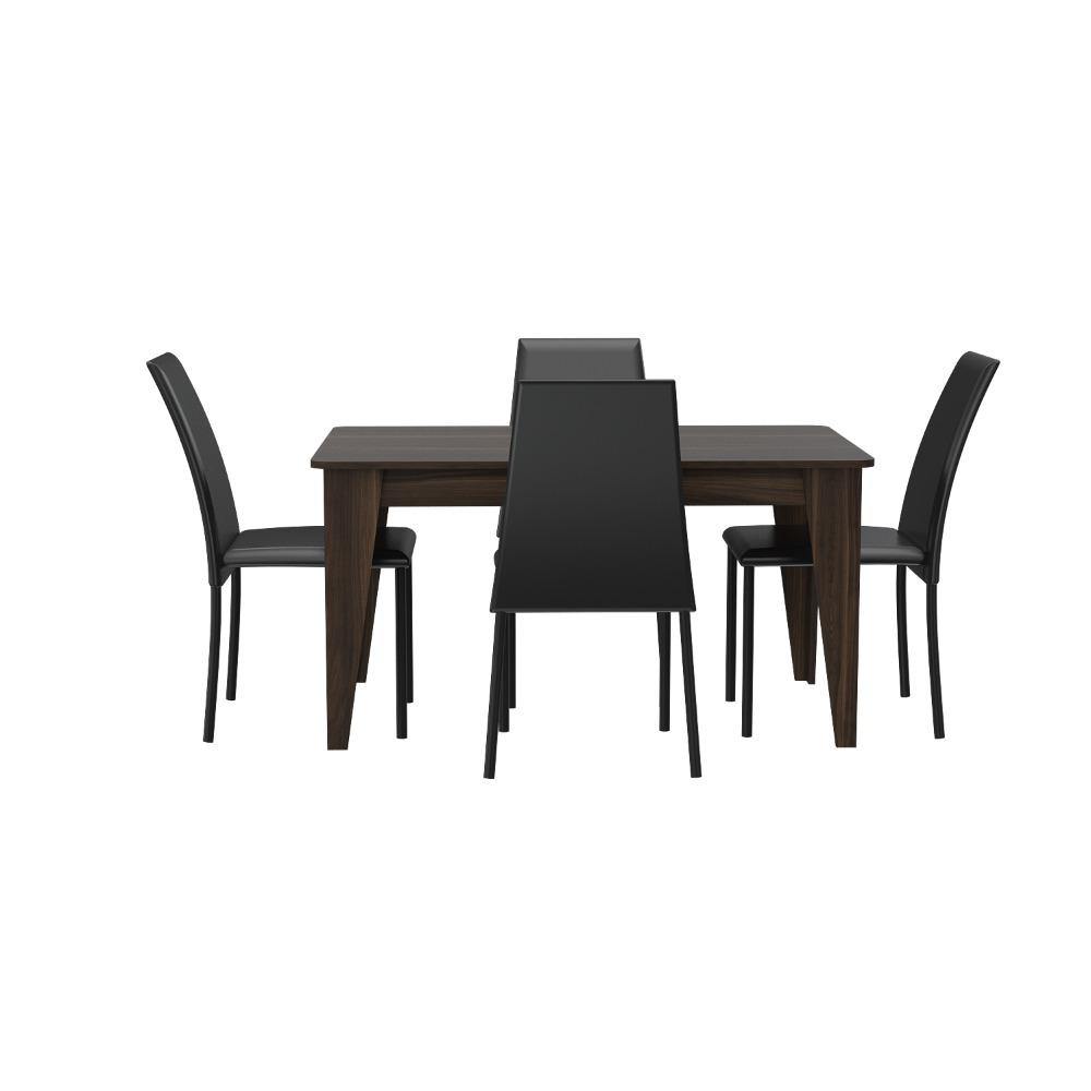 Comedor Torino Habano 140 cm de Cuatro Puestos - Comedores | Bylmo