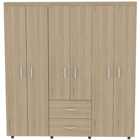 Closet Bariloche Rovere 170x180cm con 2 Cajones con 4 Entrepaños - Closets | Bylmo