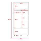 Closet Iko Wengue 80 cm con Dos Puertas - Closets | Bylmo