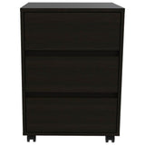 Archivador Office Wengue 46.4x45.6cm con Tres Cajones - Escritorios y Archivadores | Bylmo