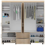 Closet Cantelmo Rovere 200x200cm con 4 Cajones con 8 Entrepaños - Closets | Bylmo