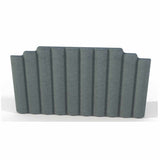 Cabecero Berlín Doble 140 cm Gris Flotante - Camas y Cabeceros | Bylmo