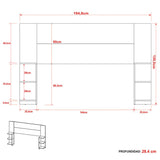 Cabecero Phoenix Teca 195x121cm Liso para Cama Doble - Camas y Cabeceros | Bylmo