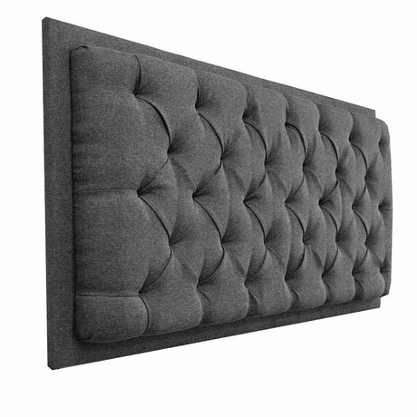 Cabecero Dreamer Gris 140x60cm Abullonado para Cama Doble - Camas y Cabeceros | Bylmo