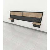 Cabecero Industry Queen 160 cm Rovere Flotante con Dos Entrepaños - Camas y Cabeceros | Bylmo