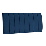 Cabecero Flotante Orvieto Semidoble 120 cm Azul Tela Resistente - Camas y Cabeceros | Bylmo