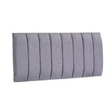 Cabecero Flotante Orvieto Doble 140 cm Gris Tela Resistente - Camas y Cabeceros | Bylmo
