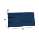 Cabecero Flotante Portofino Sencilla 100 cm Azul Tela Resistente - Camas y Cabeceros | Bylmo