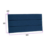 Cabecero Flotante Portofino King 200 cm Azul Tela Resistente - Camas y Cabeceros | Bylmo