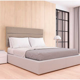 Cabecero Flotante Portofino Semidoble 120 cm Beige Tela Resistente - Camas y Cabeceros | Bylmo
