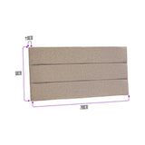 Cabecero Flotante Portofino King 200 cm Beige Tela Resistente - Camas y Cabeceros | Bylmo