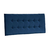 Cabecero Flotante Varena Semidoble 120 cm Azul Tela Resistente - Camas y Cabeceros | Bylmo