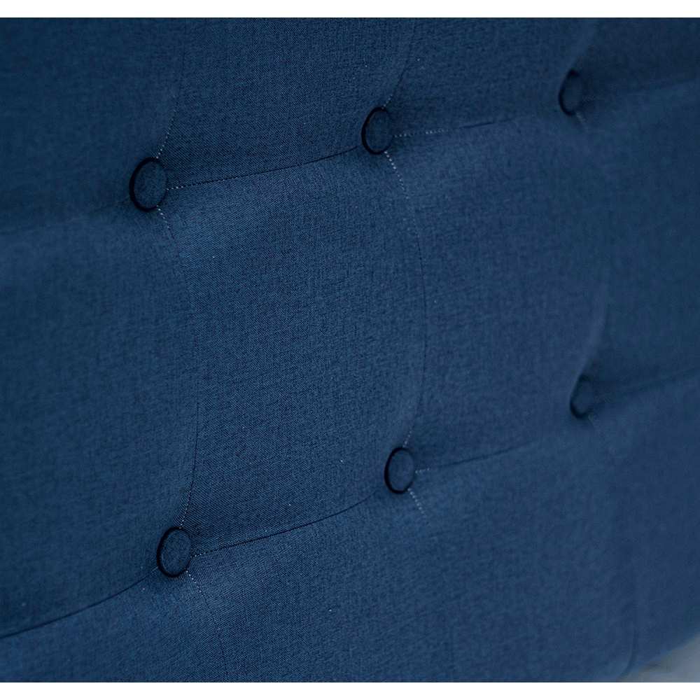 Cabecero Flotante Varena Semidoble 120 cm Azul Tela Resistente - Camas y Cabeceros | Bylmo