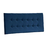 Cabecero Flotante Varena Doble 140 cm Azul Tela Resistente - Camas y Cabeceros | Bylmo