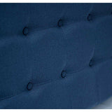 Cabecero Flotante Varena Doble 140 cm Azul Tela Resistente - Camas y Cabeceros | Bylmo