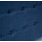 Cabecero Flotante Varena Queen 160 cm Azul Tela Resistente - Camas y Cabeceros | Bylmo