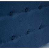 Cabecero Flotante Varena King 200 cm Azul Tela Resistente - Camas y Cabeceros | Bylmo