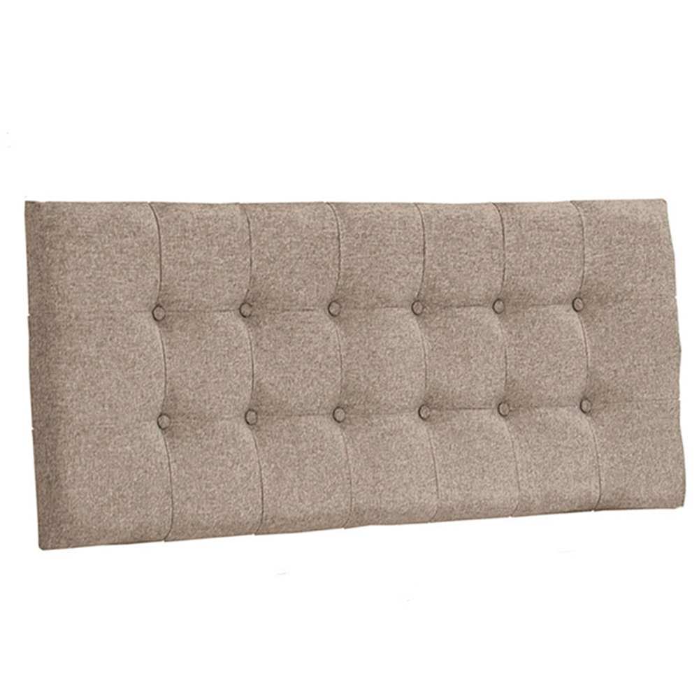 Cabecero Flotante Varena Semidoble 120 cm Beige Tela Resistente - Camas y Cabeceros | Bylmo