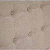 Cabecero Flotante Varena Queen 160 cm Beige Tela Resistente - Camas y Cabeceros | Bylmo